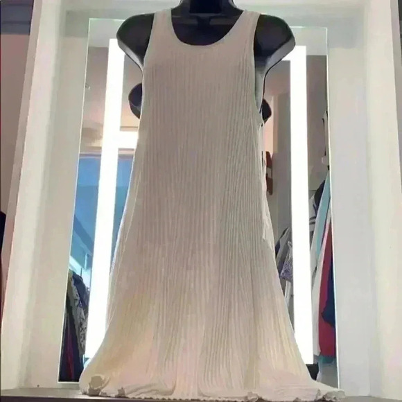 Theory Ottoman Sleeveless Dress Sz M Bridal Bachelorette - Picture 3 of 13